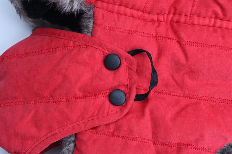 Connectyle Trooper Trapper Hat for Women Warm Winter Hunting Hat with Ear Flaps Mask Aviator Hat Red - Image 3